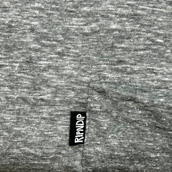 Rip N Dip Tee Gray Short Sleeve Kitty Size Small Unisex - Picture 5 of 5